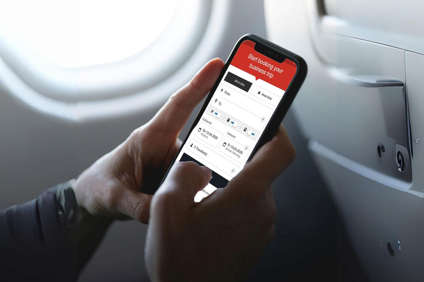 Buchen Sie mit Lanes & Planes Ihre Business Trips auch gerne direkt über unsere Mobile App.